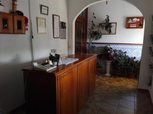 The lobby or reception area at Alojamento Local Familiar