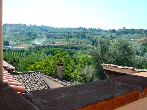 a view from the roof of a house at Agriturismo Borgo dei Ricci in Impruneta