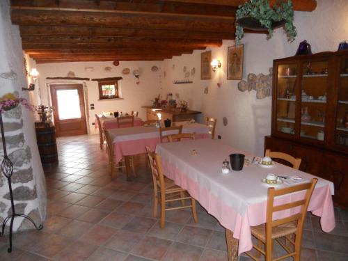 En restaurant eller et andet spisested på Agriturismo Lusani