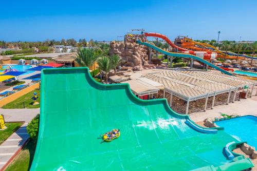 an aerial view of a water park at Pickalbatros Aqua Blu Sharm El Sheikh in Sharm El Sheikh