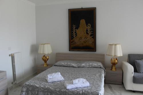 Postel nebo postele na pokoji v ubytování La Casa di Lù