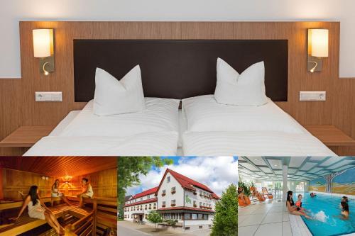 Postelja oz. postelje v sobi nastanitve Gasthof - Hotel zum Ochsen GmbH