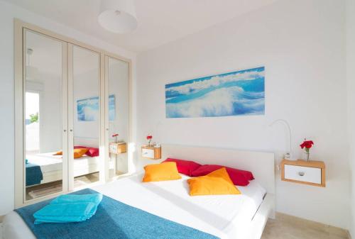 Posteľ alebo postele v izbe v ubytovaní Apartamento Sietecolores Sea View