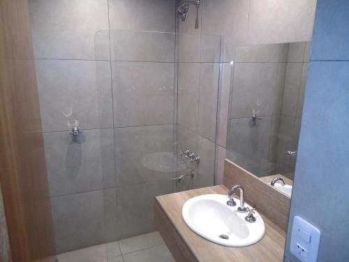 Koupelna v ubytování Hotel Tunuyan