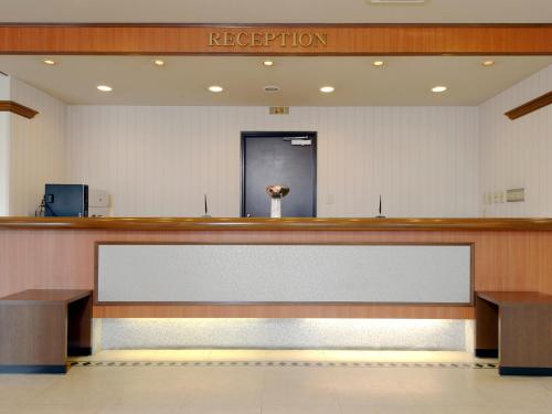 The lobby or reception area at Hotel Pearl City Hachinohe