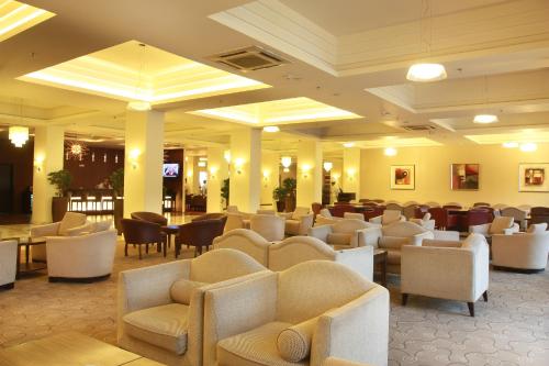 Posezení v ubytování Grand Palace Hotel