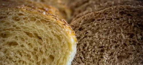 a group ofasted breads are sitting next to each other at Porto dos Casais Guest House Itacaré in Itacaré