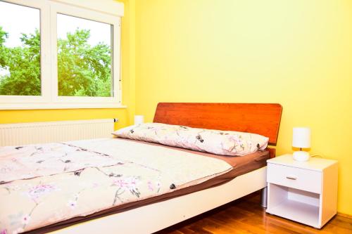 Posteľ alebo postele v izbe v ubytovaní Apartman Gita Zagreb
