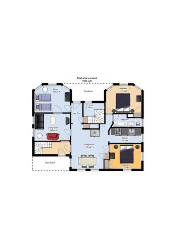 Pelan lantai bagi Apartments in Salem