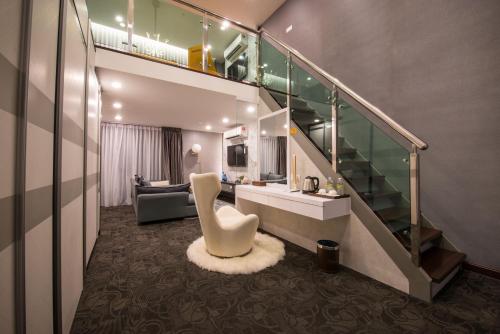 Posezení v ubytování Asiatic Hotel
