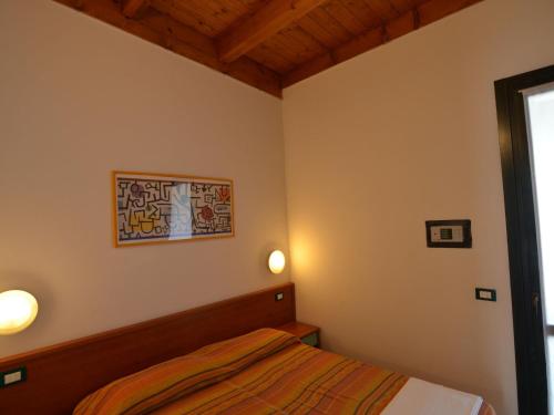Ένα ή περισσότερα κρεβάτια σε δωμάτιο στο Apartment in seaside resort near Adriatic Coast