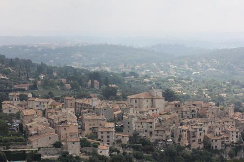 a group of buildings on top of a city at La Tourrette in Tourrettes-sur-Loup