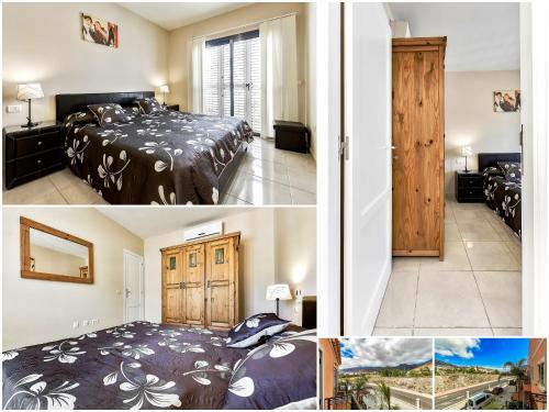 Ένα ή περισσότερα κρεβάτια σε δωμάτιο στο New townhouse in El Duque Joyas
