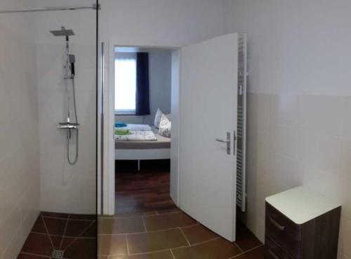 Ванная комната в Ferienwohnungen Haus Sarah