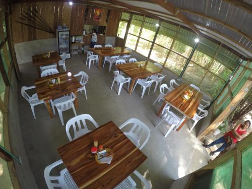 A restaurant or other place to eat at Omshanty Jungle Lodge