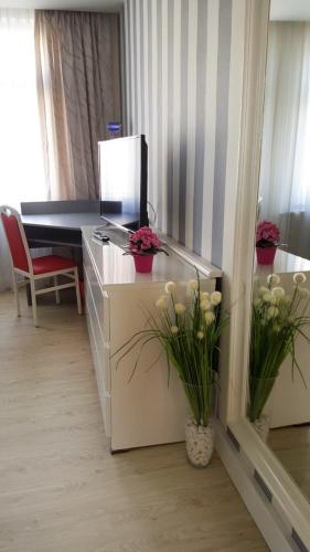 Χώρος καθιστικού στο Ferienwohnung Stuermer