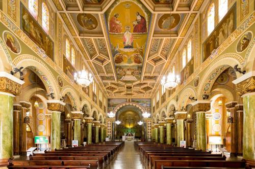 a large church with a row of pews in it at Hyatt Place Sao Jose do Rio Preto in Sao Jose do Rio Preto