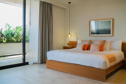Katil atau katil-katil dalam bilik di Opal Suites Apartments