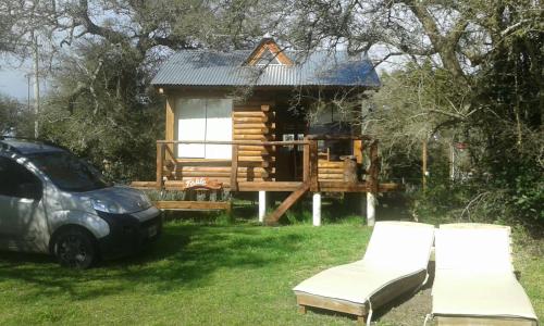 Zahrada ubytování Cabañas Tunkelen