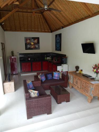Χώρος καθιστικού στο Villa Esa Ubud