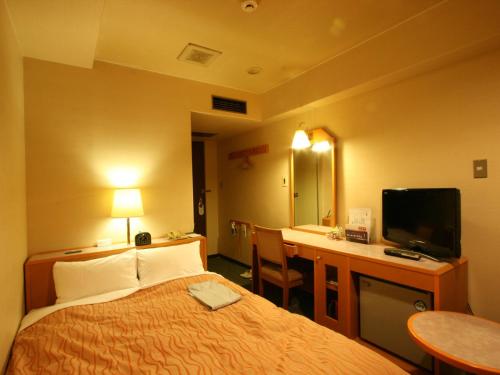 Televisyen dan/atau pusat hiburan di Hotel Pearl City Sendai