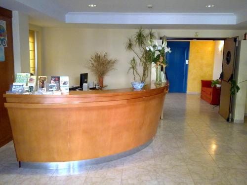 Vstupní hala nebo recepce v ubytování Hostal Leo d'Or