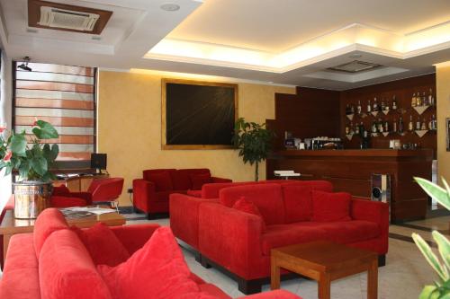 Lounge nebo bar v ubytování Santa Caterina Park Hotel