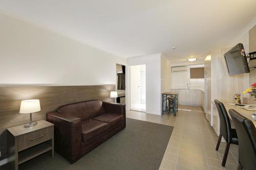 Posezení v ubytování Smart Motels Bert Hinkler