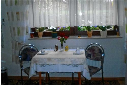 Restorāns vai citas vietas, kur ieturēt maltīti, naktsmītnē Privatzimmer Lichter