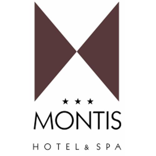 a logo for montris hotel spa at Montis Hotel & Spa in Poniatowa