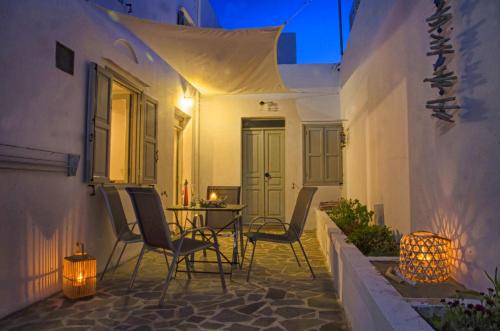 Patio nebo venkovní prostory v ubytování Lindos Tholos Villa