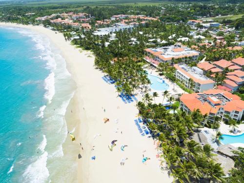 an aerial view of the beach at the excellence punta cana resort at Viva Tangerine by Wyndham, A Trademark All Inclusive in Cabarete