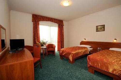 Una cama o camas en una habitación de Hotel Salamandra
