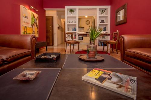 Χώρος καθιστικού στο Elegant Supercentral Apartment