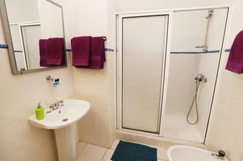 Kúpeľňa v ubytovaní Alojamentos Oasis