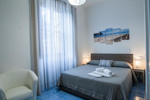 Llit o llits en una habitació de Le Oreadi