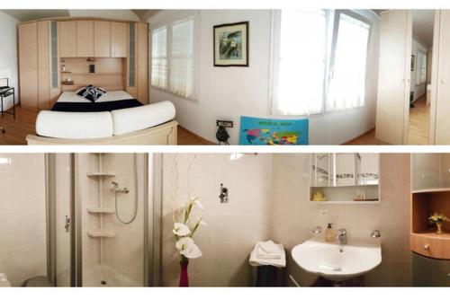 Koupelna v ubytování B&B Kelly