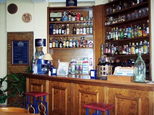 The lounge or bar area at Castillo Lanjaron
