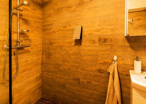 Koupelna v ubytování Guesthouse 77