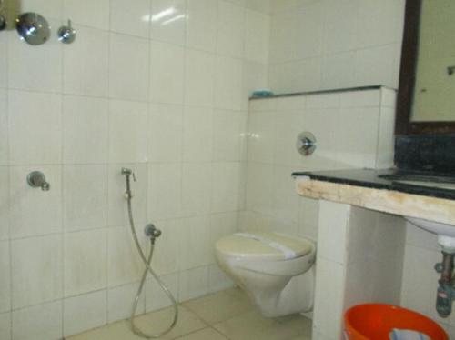 Et badeværelse på Hotel Vijayentra