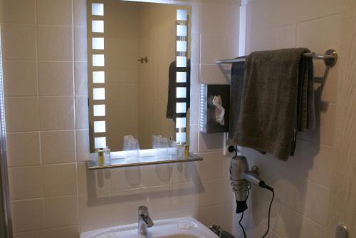 Koupelna v ubytování Hotel Garni Alte Post
