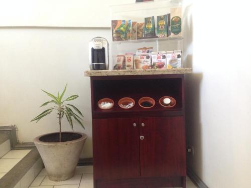 Oro Apart Hotel tesisinde mutfak veya mini mutfak