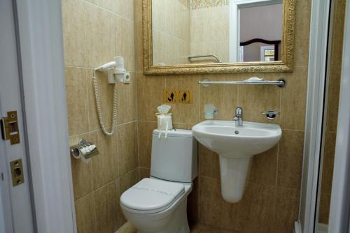 Ванная комната в Гостиница Центральная