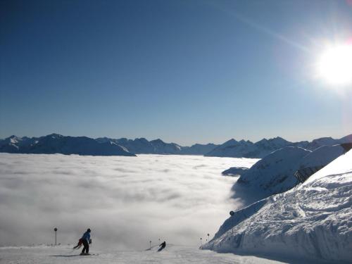 a group of people on skis on a snow covered mountain at Haus Anni in Radstadt