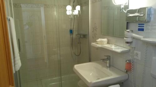 Koupelna v ubytování Hotel Bären