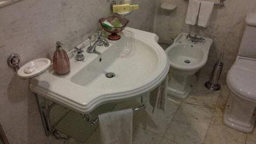 Koupelna v ubytování Scala Boutique-Hotel