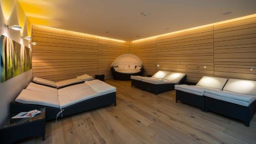 Hotel Garni Panoramaにあるベッド