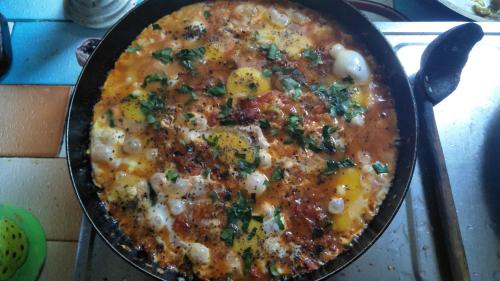 Mad på pensionatet eller i nærheden