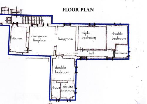a plan of a floor plan of a building at Borgo San Michele Incisa Tuscany in Incisa in Valdarno