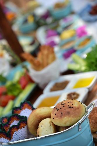 Mad på bed and breakfast-stedet eller i nærheden